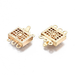 Brass Box Clasps&nbsp;KK-S356-311-NF
