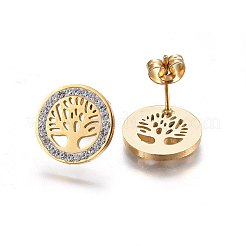 304 Stainless Steel Stud Earrings&nbsp;EJEW-H367-11