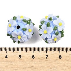 Handmade Polymer Clay Beads&nbsp;CLAY-H009-02B