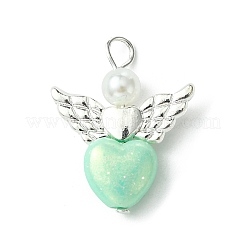 50Pcs Heart Acrylic Pendants&nbsp;PALLOY-JF02975