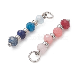 Dyed Natural Malaysia Jade Pendants&nbsp;PALLOY-JF05200-01