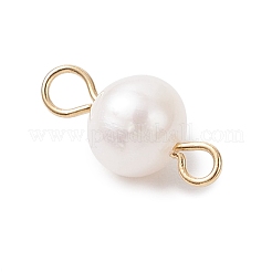 Natural Cultured Freshwater Pearl Round Links&nbsp;PALLOY-JF04219-02