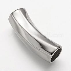 Tarnish Resistant 304 Stainless Steel Tube Beads&nbsp;STAS-F063-06