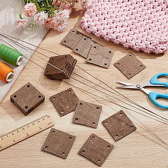 24Pcs Wooden Blocking Boards&nbsp;DIY-BC0014-31B