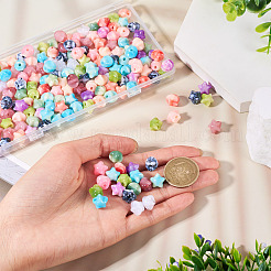 200Pcs Opaque Acrylic Beads&nbsp;OACR-TA0003-56