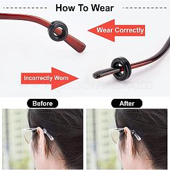 17 Pairs 17 Style Silicone Eyeglasses Ear Grip&nbsp;SIL-NB0001-08
