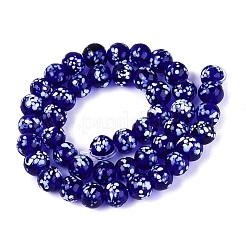 Handmade Lampwork Beads Strands&nbsp;LAMP-N037-07E