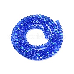 Electroplate Glass Beads Strands&nbsp;LS-EGLA-A044-T2mm-L31