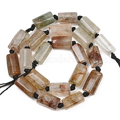 Natural Rutilated Quartz Beads Strands&nbsp;G-A314-A02-01
