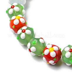 Handmade Lampwork Beads Strands&nbsp;LAMP-A154-05K