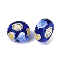 Handmade Lampwork Core European Beads&nbsp;LAMP-Q042-02B