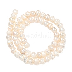 Natural Cultured Freshwater Pearl Beads Strands&nbsp;PEAR-L034-11A
