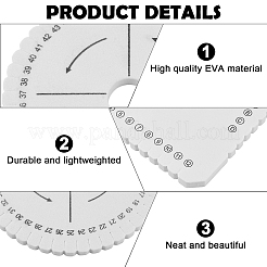 4Pcs 4 Styles EVA Braiding Disc Disk&nbsp;TOOL-YW0001-84