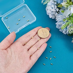 20Pcs 925 Sterling Silver Spacer Tube Beads&nbsp;STER-PH0004-75B