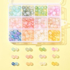 360Pcs 12 Colors Frosted Transparent Acrylic Beads&nbsp;OACR-FS0002-23