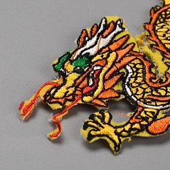 Dragon Embroidery Iron on/Sew on Patches&nbsp;DIY-WH0568-56D