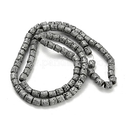 Electroplated Natural Lava Rock Beads Strands&nbsp;G-Z032-J04-12C