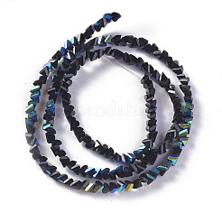 Electroplate Glass Beads Strands&nbsp;EGLA-E057-01A-04
