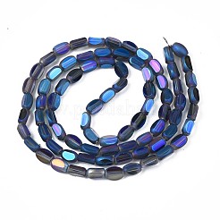 Electroplate Glass Beads Strands&nbsp;EGLA-S188-12-B01
