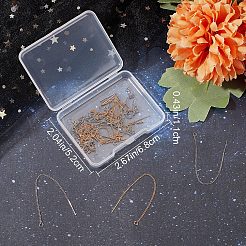 24Pcs 2 Colors Brass Stud Earring Findings&nbsp;KK-CN0002-04