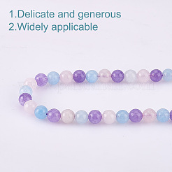 1 Strand Natural Aquamarine & Rose Quartz & Amethyst Beads Strands&nbsp;G-GO0001-52