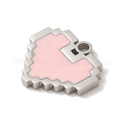 304 Stainless Steel Enamel Charms&nbsp;STAS-L022-005P