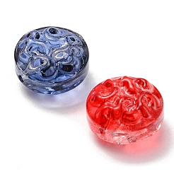 35Pcs Transparent Spray Painted Glass Beads&nbsp;GLAA-YW0001-61