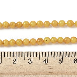 Natural Beeswax Beads Strands&nbsp;G-L095-B02-5mm-01