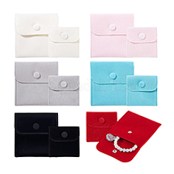 12Pcs 12 Styles Velvet Jewelry Bags&nbsp;ABAG-PH0001-61