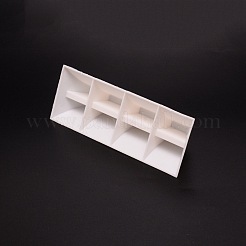 Triangle Plastic Card Holders&nbsp;DJEW-WH0050-18A