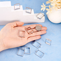 Alloy Open Back Bezel Big Pendants&nbsp;LS-PALLOY-TA0021-02P