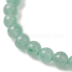 Shell Pearl Bead & Natural Green Aventurine & Yellow Jade & Carnelian Beaded Stretch Bracelets for Women&nbsp;BJEW-JB11938-01