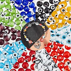 Handmade Evil Eye Lampwork Beads&nbsp;LAMP-PH0002-01