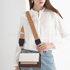 Jacquard Weave Ethnic Style Polyester Wide Bag Handles&nbsp;FIND-WH0136-40B