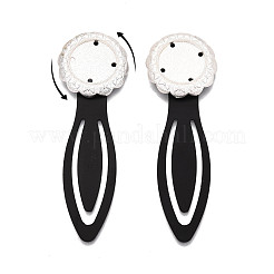 Alloy & Iron Bookmark Cabochon Settings&nbsp;PALLOY-N184-03S