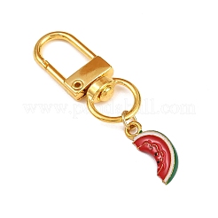 6Pcs Alloy Enamel Fruits Pendant Decorations&nbsp;HJEW-JM04032