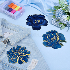 3Pcs 3 Colors Polyester Clothing Patches&nbsp;PATC-PH0001-54