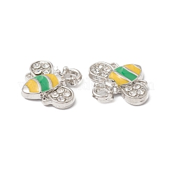 Platinum Plated Alloy Enamel Charms&nbsp;ENAM-G212-18P