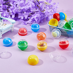 100Pcs PP Plastic Round Vending Machine Egg Capsules&nbsp;AJEW-DC0004-15