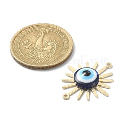 Brass Sun Connector Charms&nbsp;PALLOY-JF02115