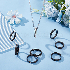 14Pcs 7 Size Crystal Rhinestone Grooved Finger Ring&nbsp;RJEW-UN0002-55EB