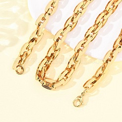 304 Stainless Steel Link Chain Necklaces for Women Men&nbsp;NJEW-F363-06G