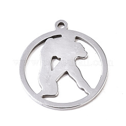 Non-Tarnish 201 Stainless Steel Pendant&nbsp;STAS-Q237-M003-2