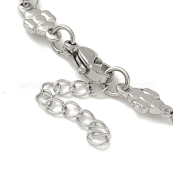 304 Stainless Steel Link Chain Bracelet Making&nbsp;STAS-K252-20C-P