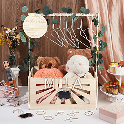 Wooden Baby Bath Storage Basket&nbsp;DIY-UN0007-98