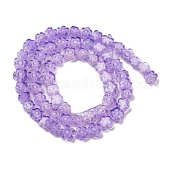 Handmade Millefiori Lampwork Beads Strands&nbsp;LAMP-G164-01A