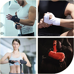 4Pcs 2 Colors Cotton Boxing Hand Wrap&nbsp;AJEW-CN0004-45