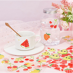 8 Sheets 8 Style Fruit Theme Iron On Transfer Film&nbsp;DIY-BC0012-48