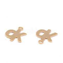 201 Stainless Steel Charms&nbsp;STAS-B001-44G