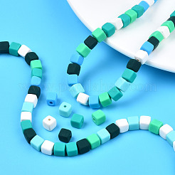 Handmade Polymer Clay Beads Strands&nbsp;CLAY-S092-76B